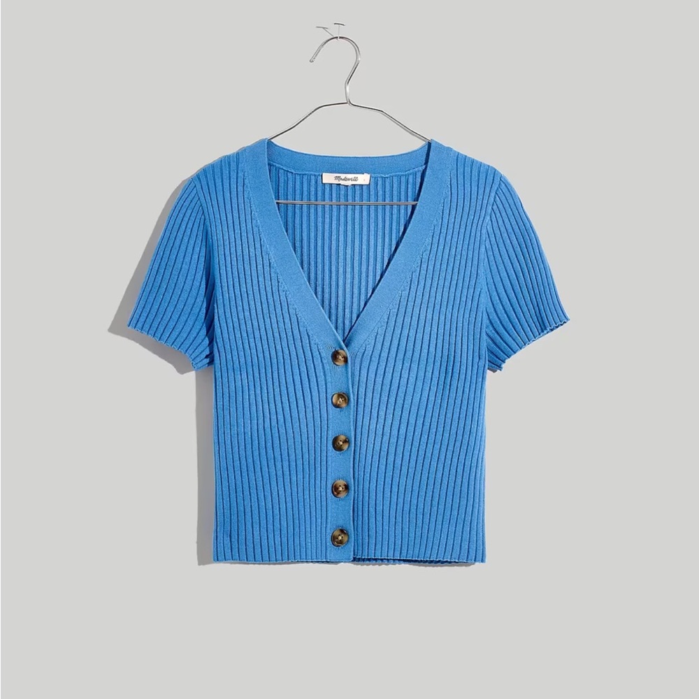 Madewell Bray Ribbed Cardigan Sweater